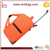 Bolso impermeable del duffle del bolso de la carretilla del viaje con 2 ruedas